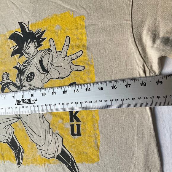 DragonBallZ Men’s Short Sleeve T-shirt size M, Green, Goku Sudoku - Picture 4 of 7